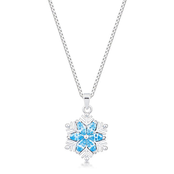Brilliant Marquise Snowflake Pendant